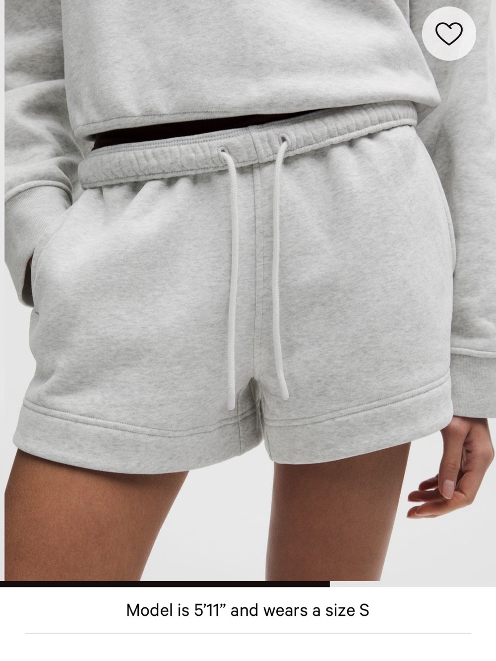 Lululemon steady state superloft shorts 3.5inch